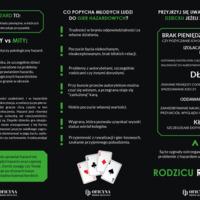 Ulotka: Hazard dostrzegaj rozmawiaj (Rodzice)