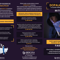Ulotka: Dopalacze to wyroby kolekcjonerskie. Mit! (Pedagodzy)