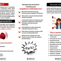 Ulotka: Hejt i mowa nienawiści (Pedagodzy)