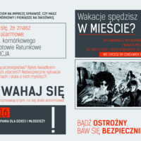 Ulotka: Bezpieczna zabawa w mieście