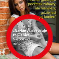 Plakat: Profilaktyka uzależnienia od narkotyków dla młodzieży