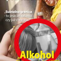 Plakat: Profilaktyka uzależnienia od alkoholu dla młodzieży