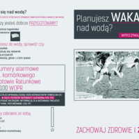 Ulotka: Bezpieczny wypoczynek nad wodą