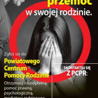 Plakat: Promocja pomocy dla osób doświadczających przemocy w rodzinie