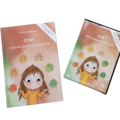 Pakiet Książka z Audiobookiem + DVD Domi i Krótka Bajka o Emocjach