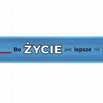 Opaska Odblaskowa Życie Lepsze Niż Picie