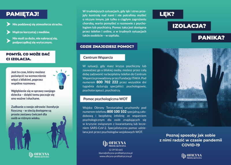 Ulotka: Izolacja Dorośli