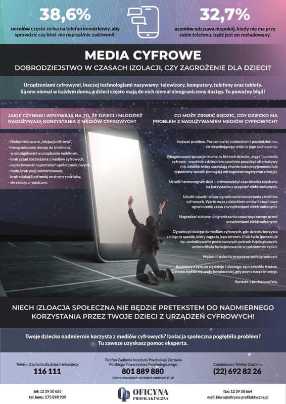 Plakat: Media Cyfrowe (Rodzice)