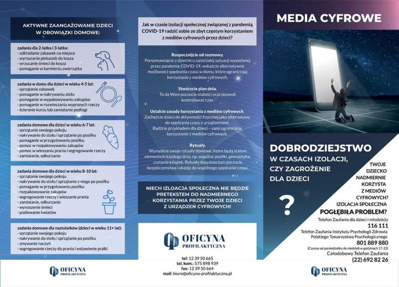 Ulotka: Media Cyfrowe (Rodzice)