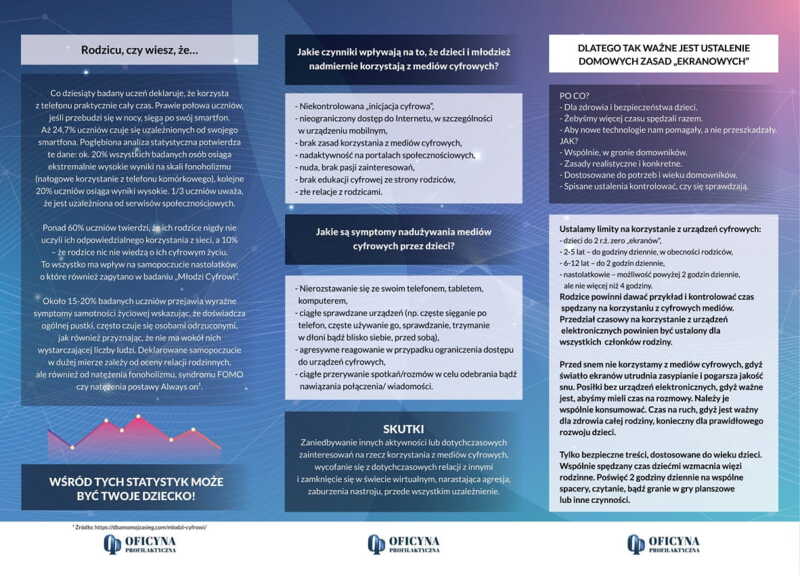 Ulotka: Media Cyfrowe (Rodzice)