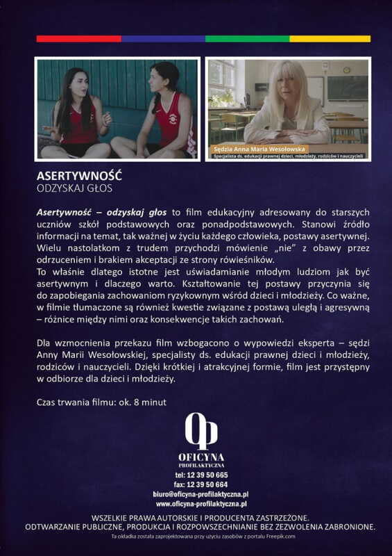 Film:  Asertywność – odzyskaj głos