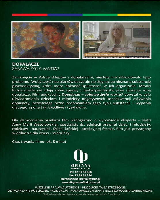 Film: Dopalacze – zabawa życia warta?