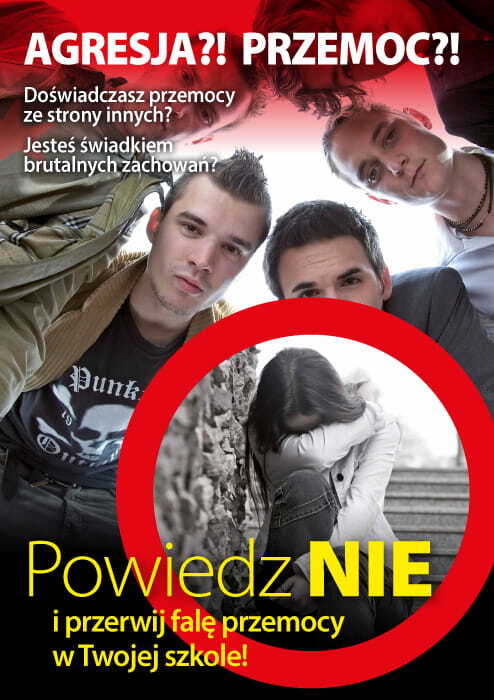Plakat: Profilaktyka agresji i przemocy rówieśniczej