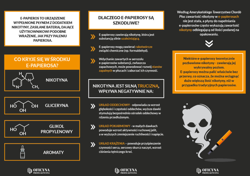 Ulotka: E-papierosy (Dorośli)