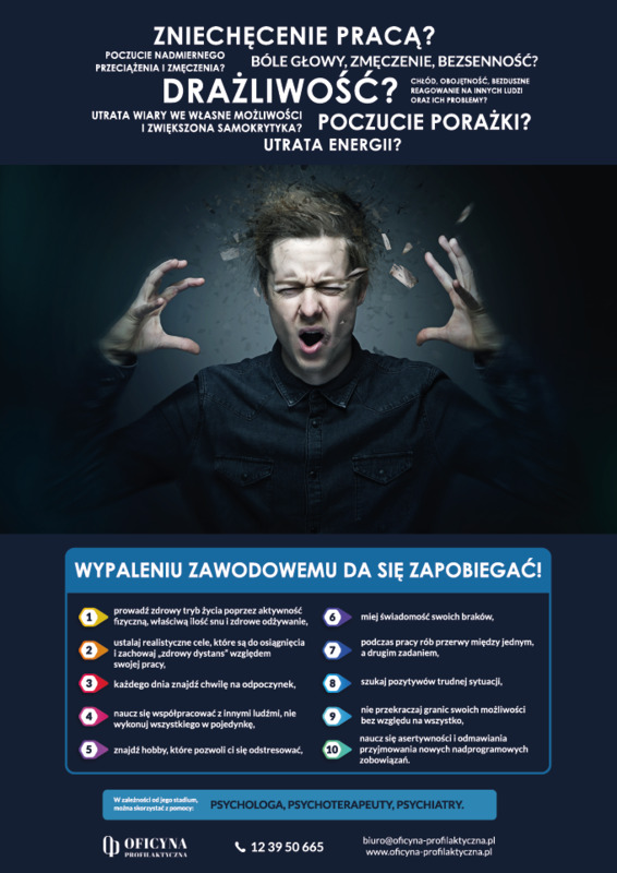 Plakat: Wypalenie zawodowe