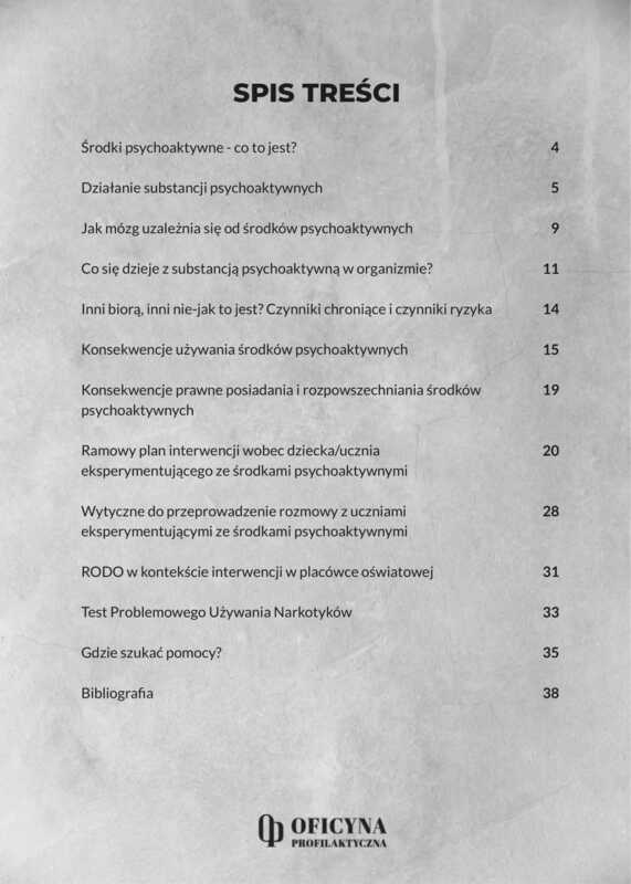 Broszura Narkotyki