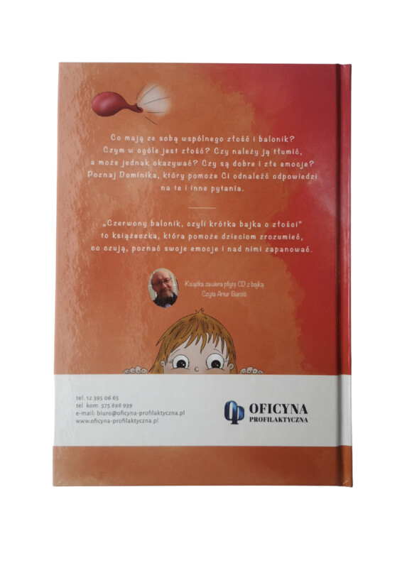 Książka Czerwony Balonik + CD z Audiobookiem
