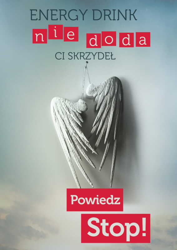 Plakat: Profilaktyka stosowania energy drinków
